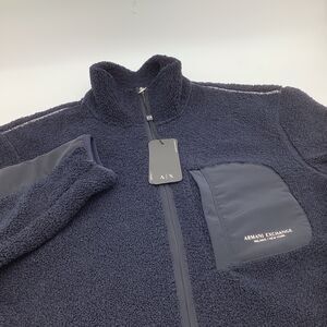 Armani Exchange Mens Long‎ Sleeve Full Zip Fleece Sweater Jacket Size Large NWT